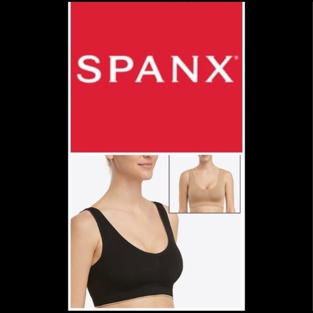 🆕👍🏽✔️✔️SPANX SEAMLESS 2 BRAS IN 1✔️✔️👍🏽🆕